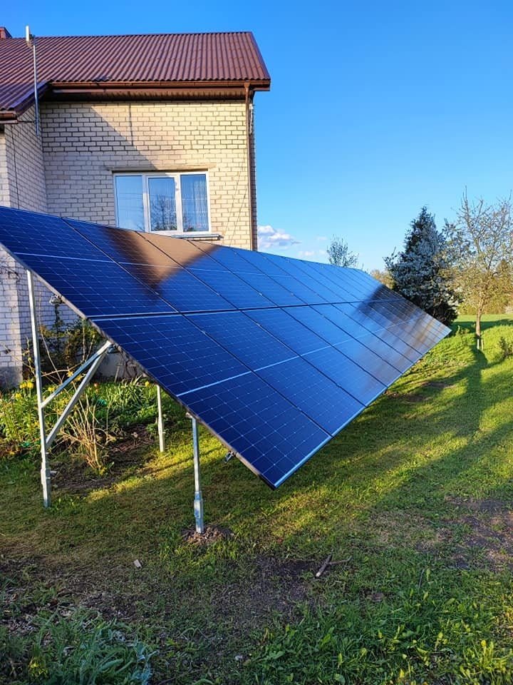 Antžeminė montavimo konstrukcija, kalama arba betonuojama